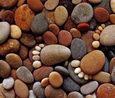Pedras pequenas do Footmark da rocha para o quintal bonito do passeio do jardim